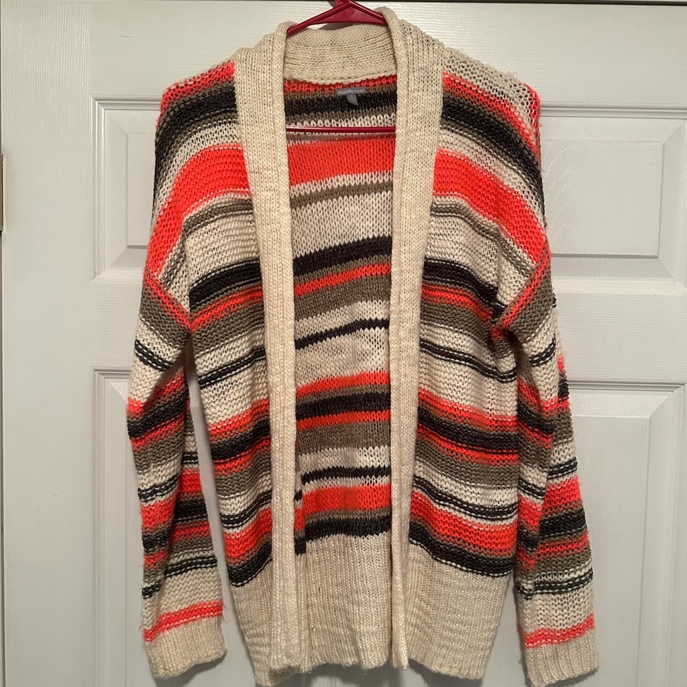 Charlotte Russe Multicolor Striped Cardigan